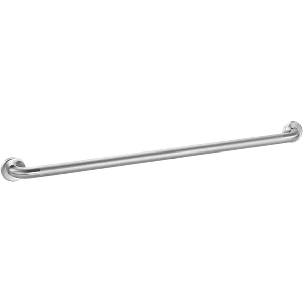 Global Industrial Straight Grab Bar, Peened Stainless Steel, 42W x 1-1/2 Dia. 641282 - main